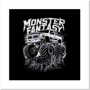 Monster Trucks Posters and Art